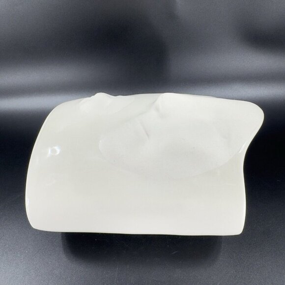 Sara Lund Face Vase Mother and Child Hand Made Stoneware Pottery Artist Signed - Picture 7 of 13